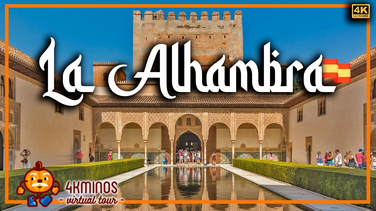 LA ALHAMBRA DE GRANADA - The Greatest Tour 2021!! - 4K (Ultra HD) Walking Virtual Tour Spain