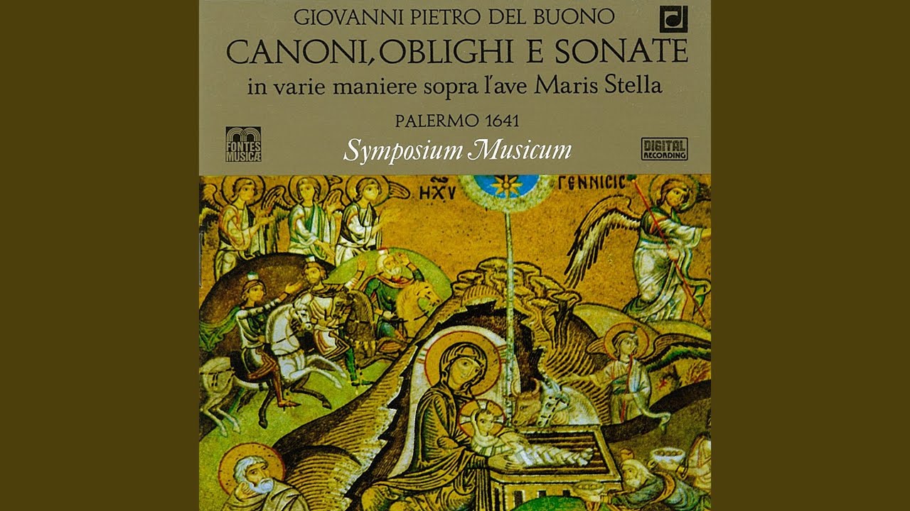 Canoni, oblighi e sonate in varie maniere sopra l´ave Maris Stella - Canon a tre voci No. orig. 2