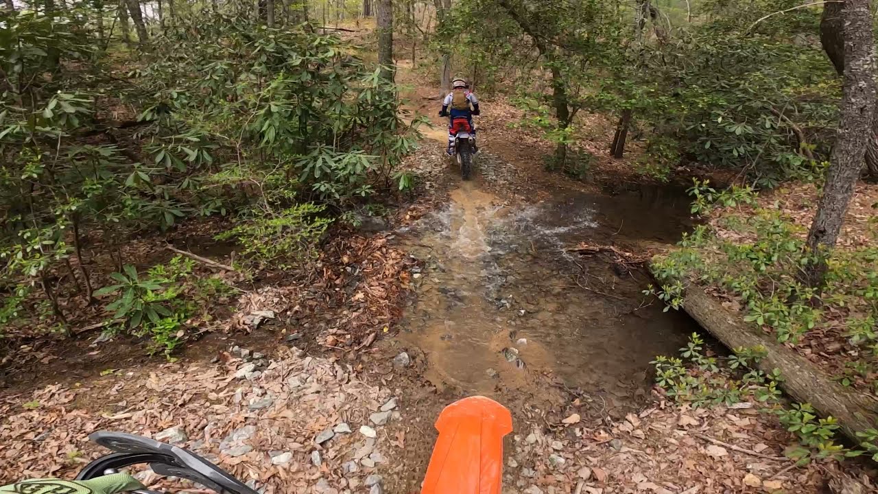 Best single track in North Carolina? Brown Mountain OHV | 2021 KTM 350 XCF-W