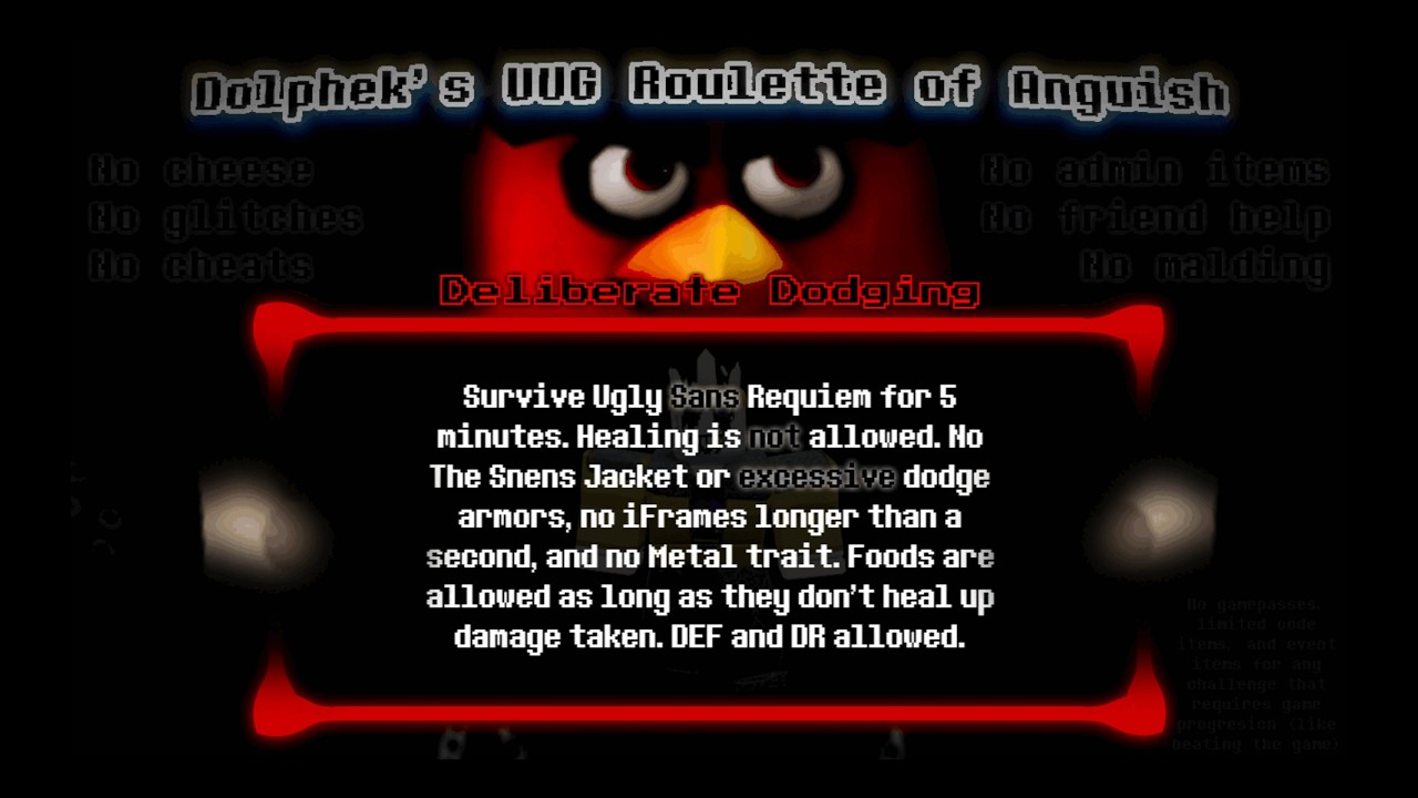 Dolphek's UUG Roulette of Anguish - Deliberate Dodging (#1)