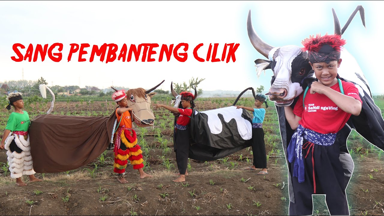 BOCIL Nadin And Friend BATLE BANTENGAN SAPI VS BANTENGAN KARDUS | BARONGAN | MACANAN | DEVIL