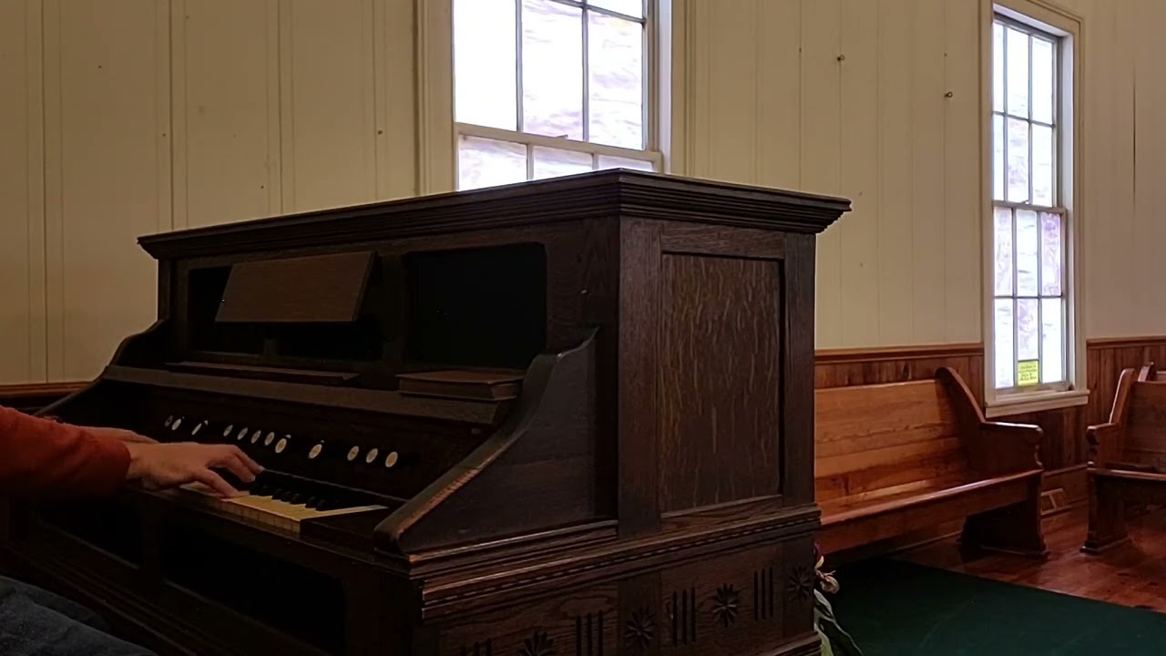 1912 Estey Reed Organ, Yadkin College United Methodist Church -- 