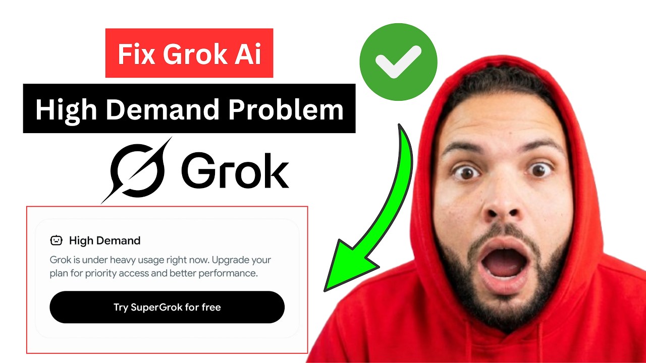 How To Fix Grok Ai High Demand Error - Grok Ai Not Working Fixed
