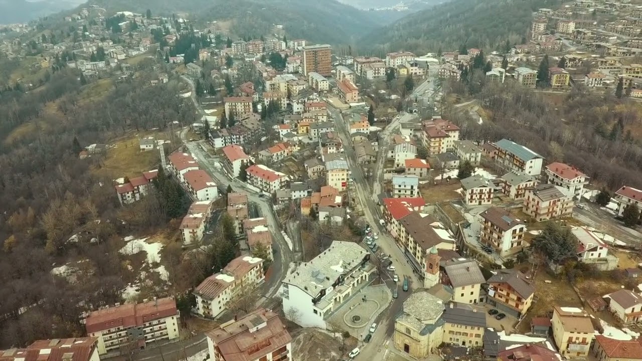 San giacomo di Roburent e dintorni. Vista aerea.
