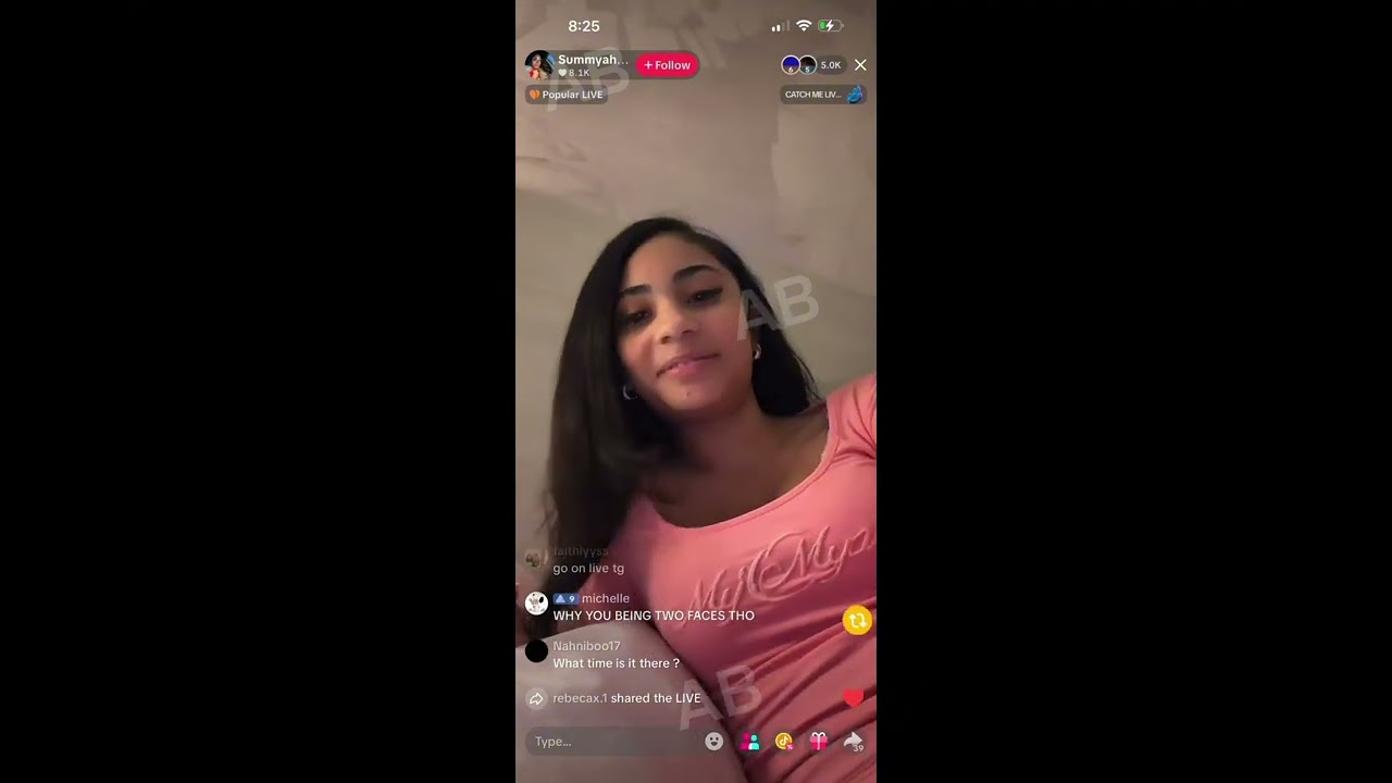 Summyah Responds to Alabama Barker LIVE 😳 “That B** Is a Weirdo”