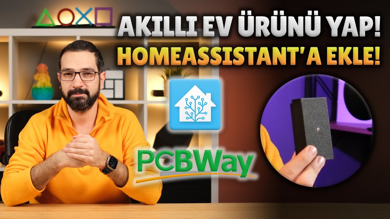 Kendi akıllı ev ürünümüzü yaptık! (ESPHome ile Home Assistant'a ekledik!)