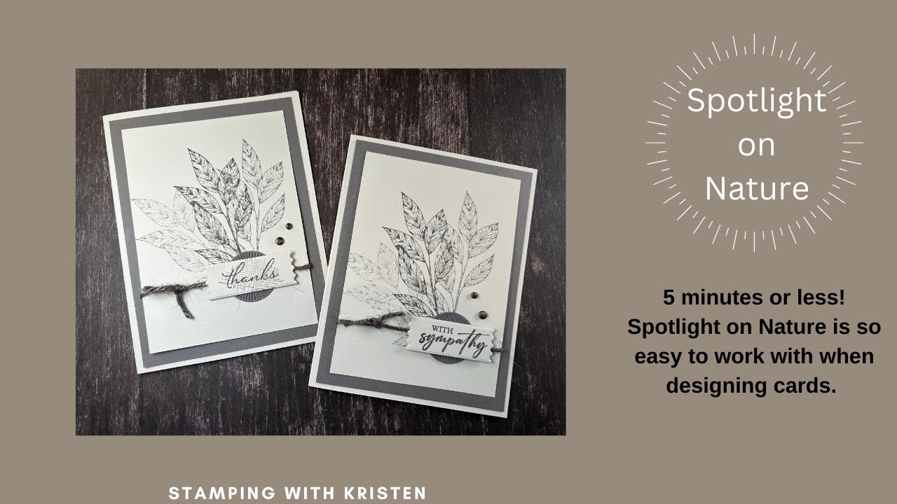 Spotlight on Nature card in less than 5 minutes.