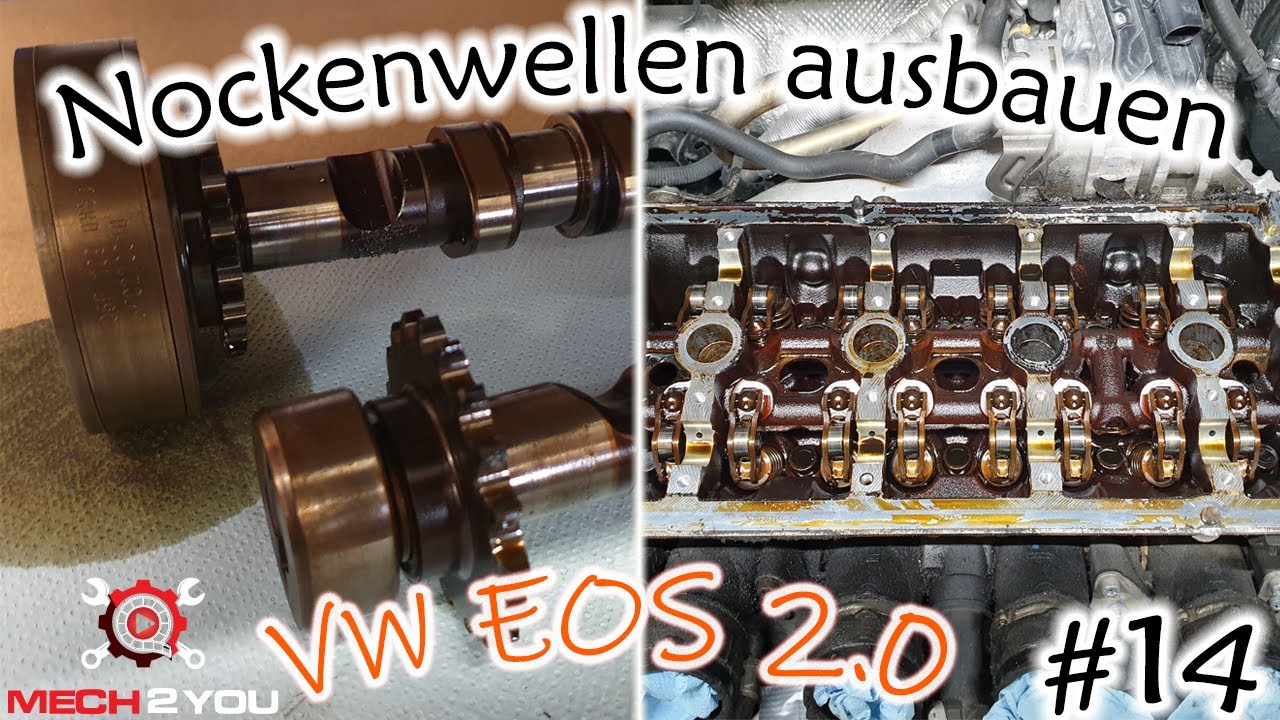 🛠️ #14 Schraube am Nockenwellenversteller abgedreht 🤔 Nockenwellen ausbauen am VW EOS 2.0 FSI BVY