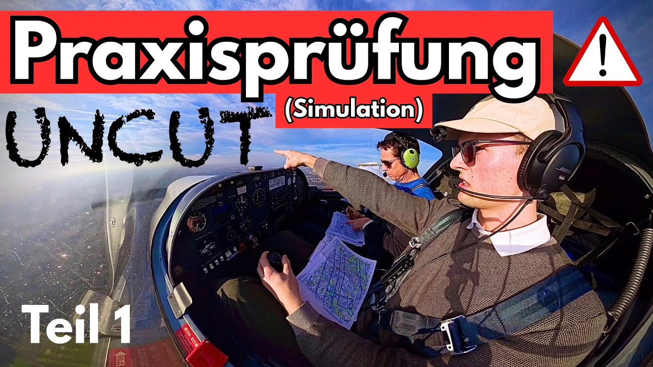 PPL(A) Praxisprüfung - Prüfungssimulation UNCUT | 33. Flugstunde Teil 1