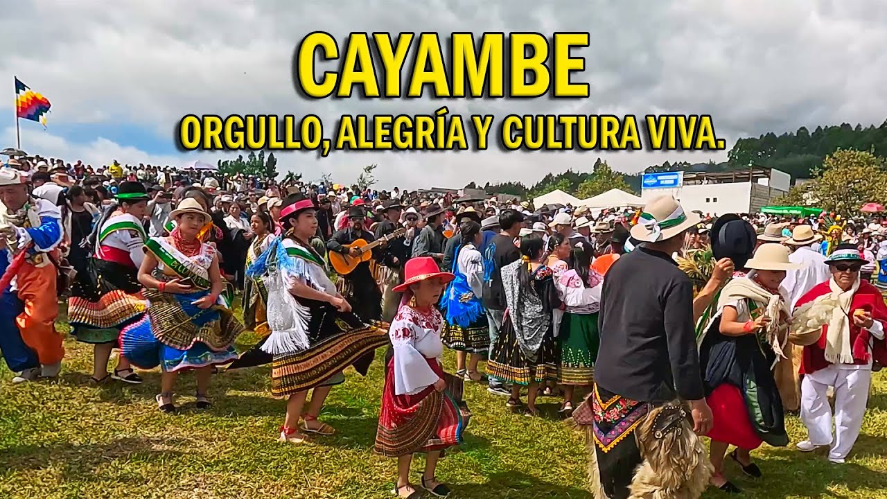 La EMOCIONANTE toma de la PLAZA. Fiestas de Cayambe 2025