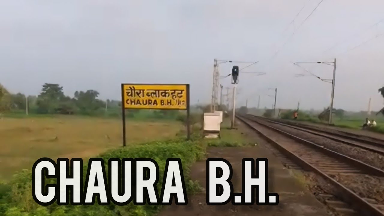 Two Parellel Trains Passing at Chaura Block Hut