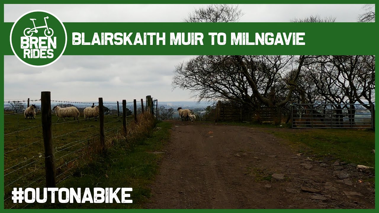 Scotland Bicycle Ride - Blairskaith Muir to Milngavie