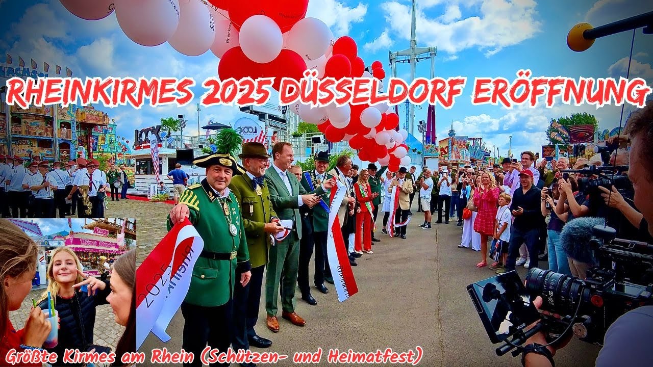 Rheinkirmes 2025 Düsseldorf Eröffnung🎈Das spektakulärste Video, besser als RTL& WDR Seht selbst! 🎥🔥