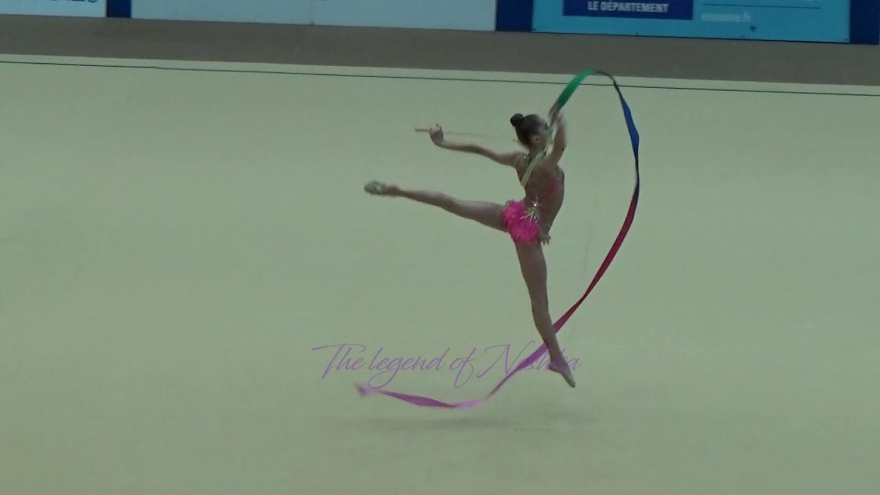 Marharyta TSIMASHENKA (BLR) ribbon - 2018 junior Corbeil AA