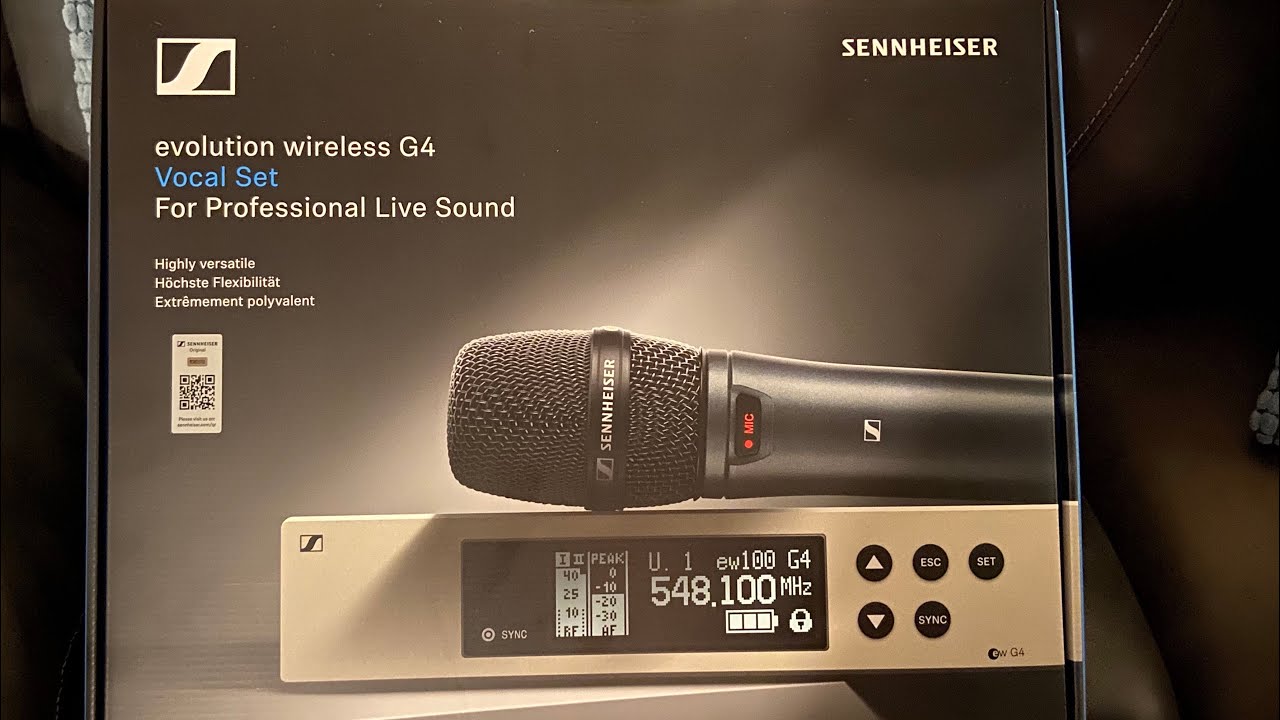 UNBOXING SENNHEISER  EVOLUTION WIRELESS G4 MICROPHONE