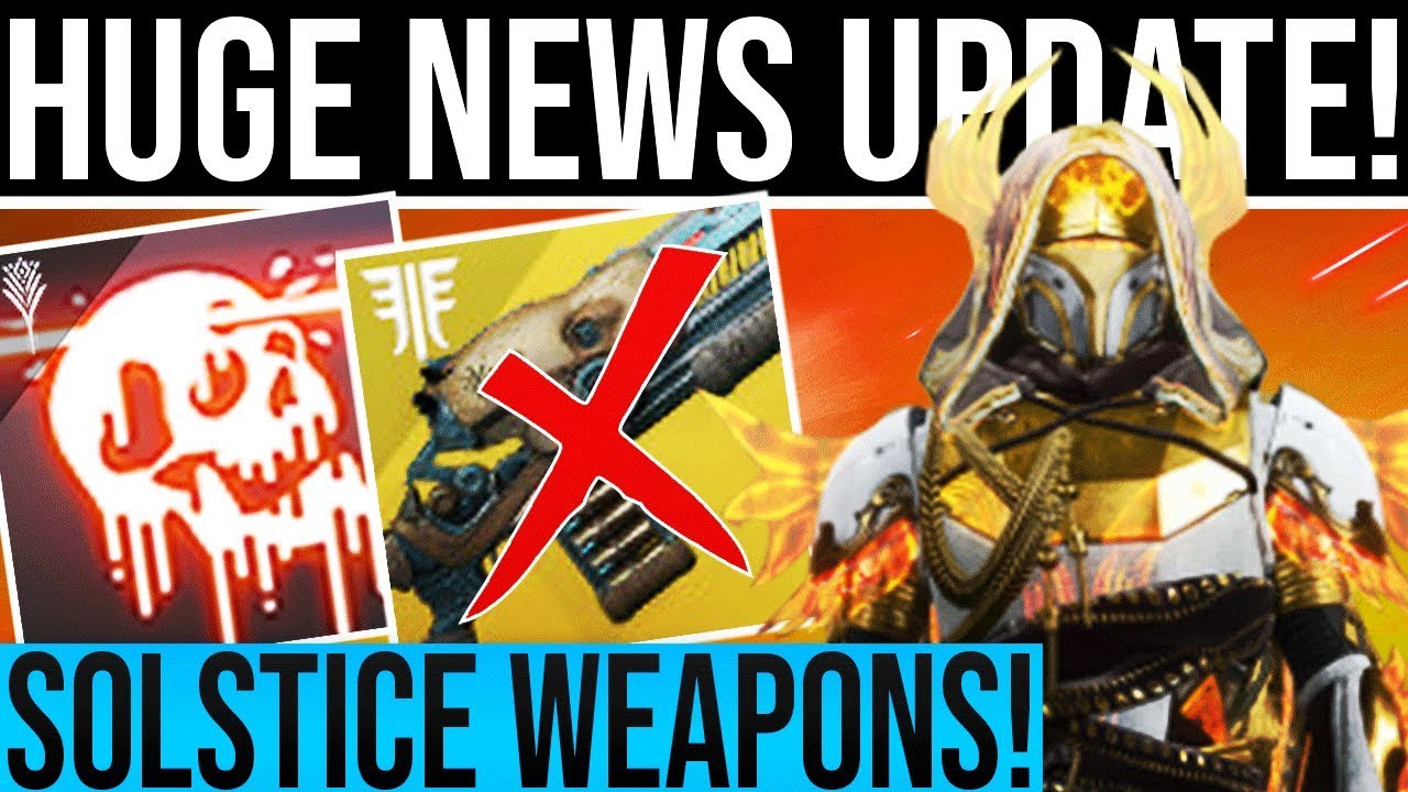 Destiny 2. EXCLUSIVE LOOT/HUGE CRUCIBLE BUFFS! SRL Sparrow, Solstice Weapons, Solstice Keys, Nerfs