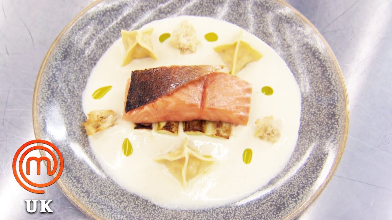 Salmon With Lemon Ricotta | MasterChef UK | MasterChef World
