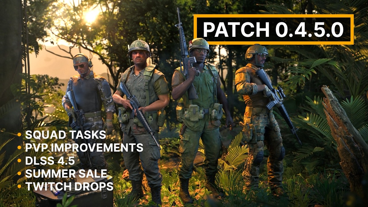 Patch 0.4.5.0: PvP Changes, Squad Play, DLSS 4.5 & Key Fixes | Gray Zone Warfare
