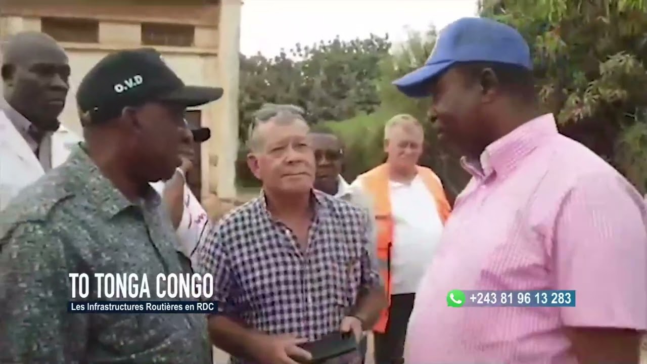 TO TONGA CONGO VISITE VOIRIE ESPACE GRAND KATANGA