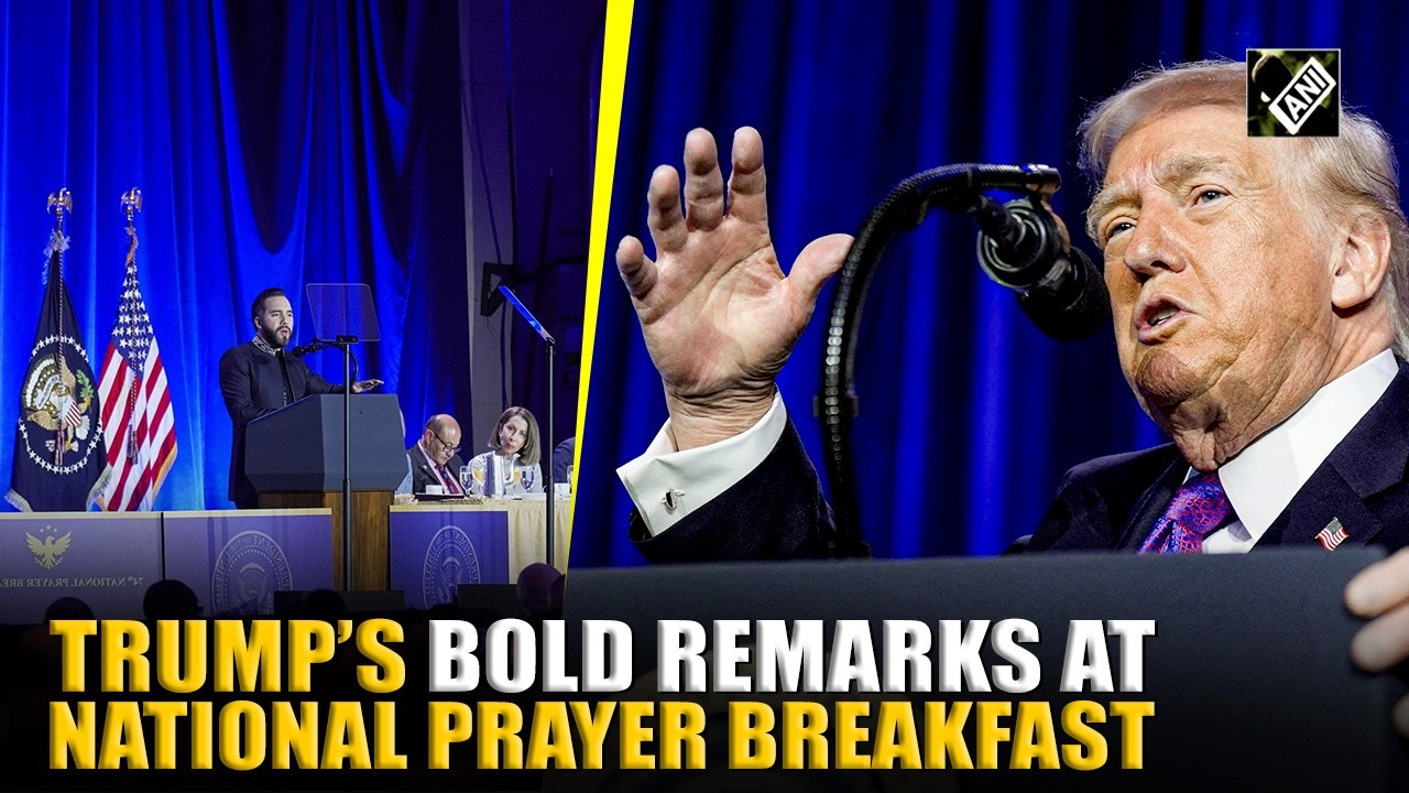 Watch! U.S. President Donald Trump addresses 74th Annual National Prayer Breakfast