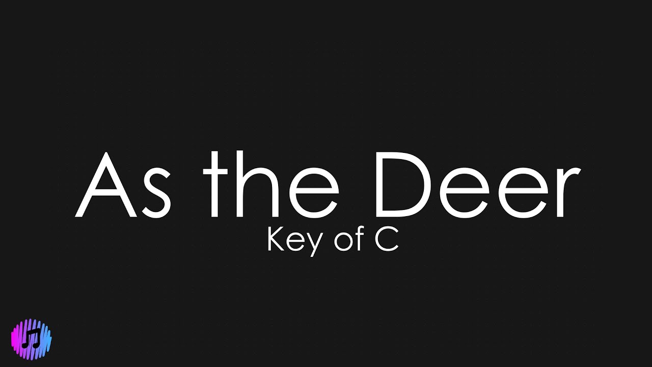 As The Deer | Piano Karaoke [Key of C]