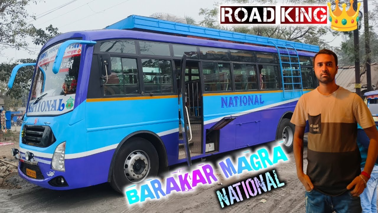 National super fast 🐎 bus  barakar magra. Journey with full details 