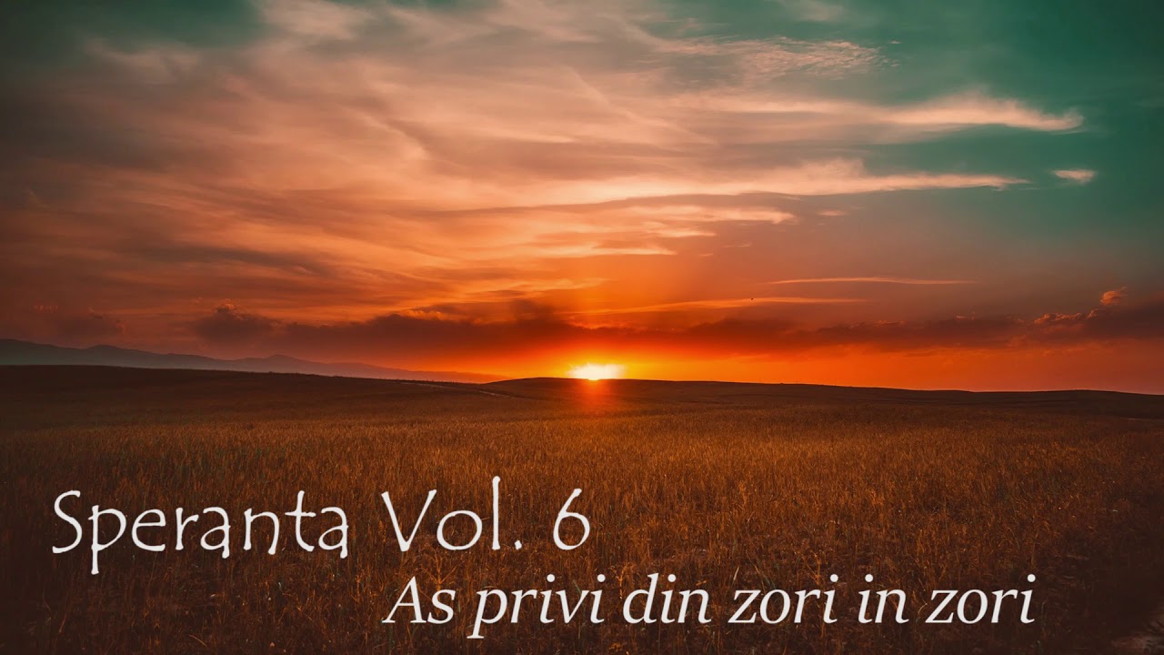Speranta - As privi din zori in zori - Marius Gorcea