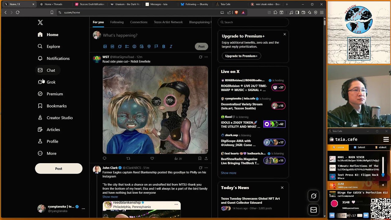 Decentralized Variety Stream (teia.art, Tezcon Seattle)