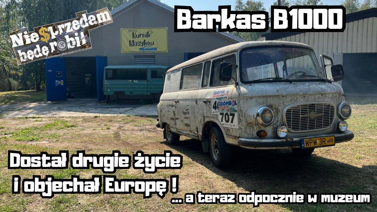 Barkas B1000 - Dwusuw z krzaków którym przejechałem pół Europy ! Muzeum Kurnik Klasyków !  #NSBR 