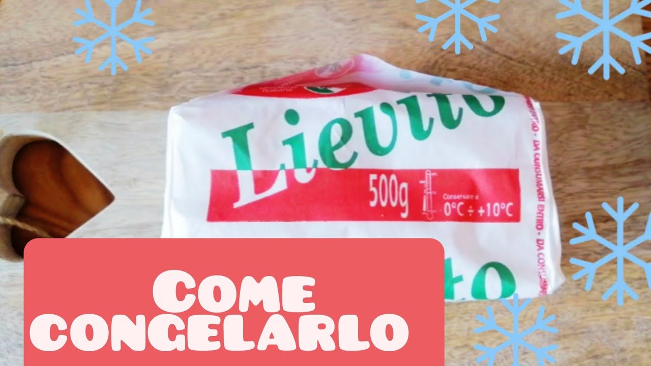Come congelare il LIEVITO DI BIRRA FRESCO