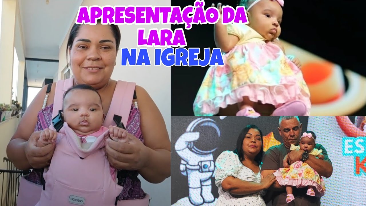 ROTINA COM MEU BEBÊ DE 3 MESES/ APRESENTAÇÃO DA LARA NA IGREJA 