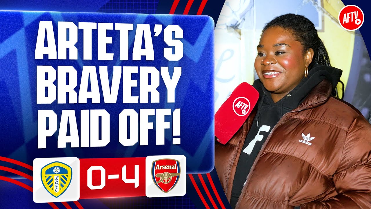 Arteta’s Bravery Paid Off! (Kenyah) | Leeds 0-4 Arsenal