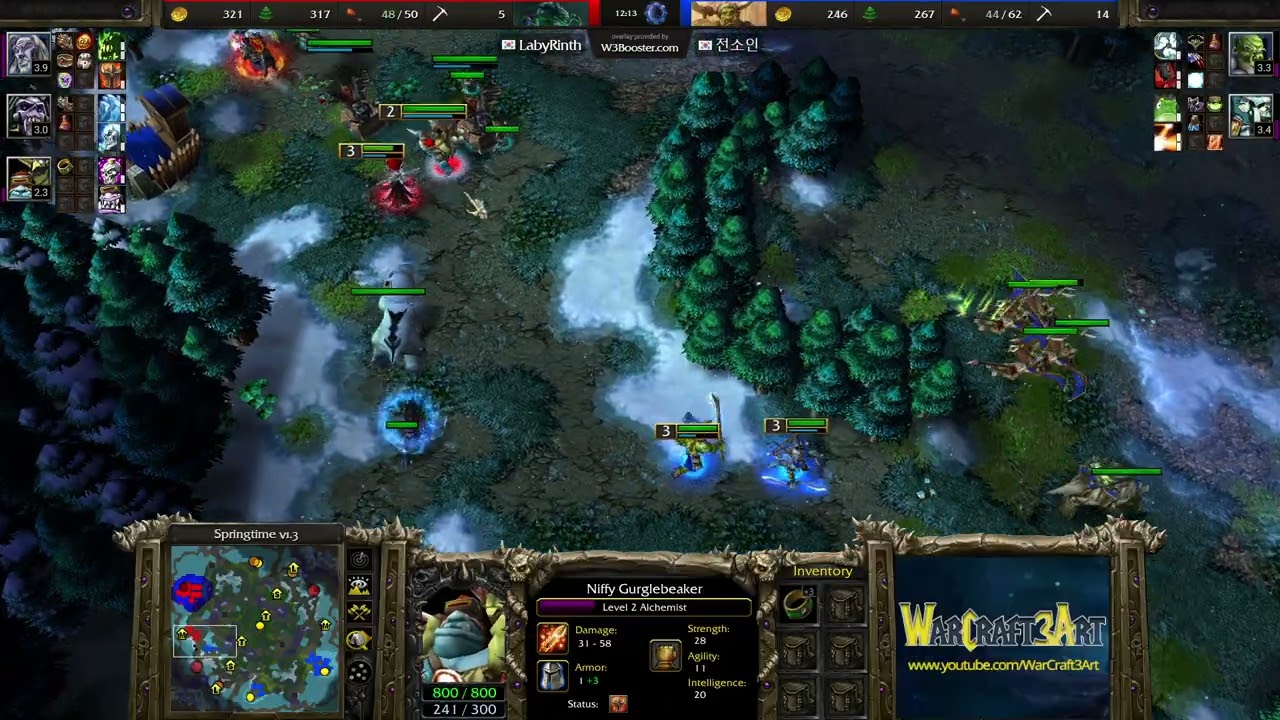 LabyRinth(UD) vs So.in(ORC) - Warcraft 3: Classic - RN8808