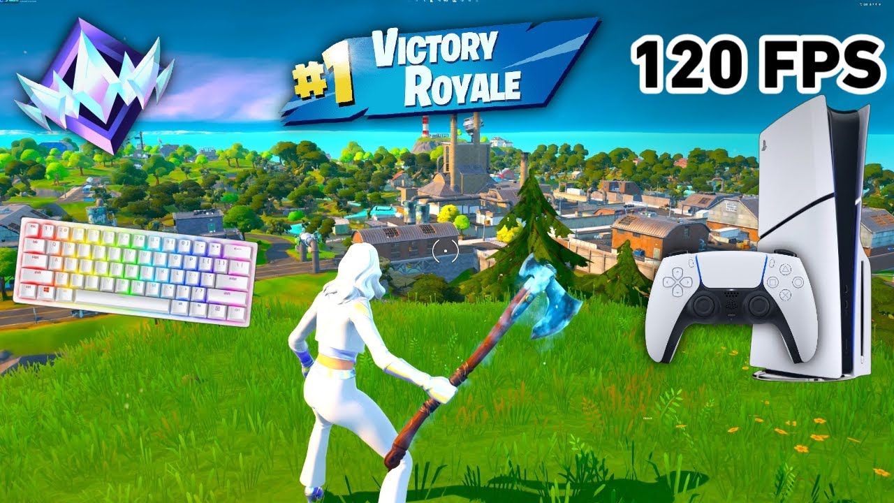 Fortnite Unreal Ranked Reload On PS5 Slim | Keyboard & Mouse Gameplay | 120 FPS | 4K