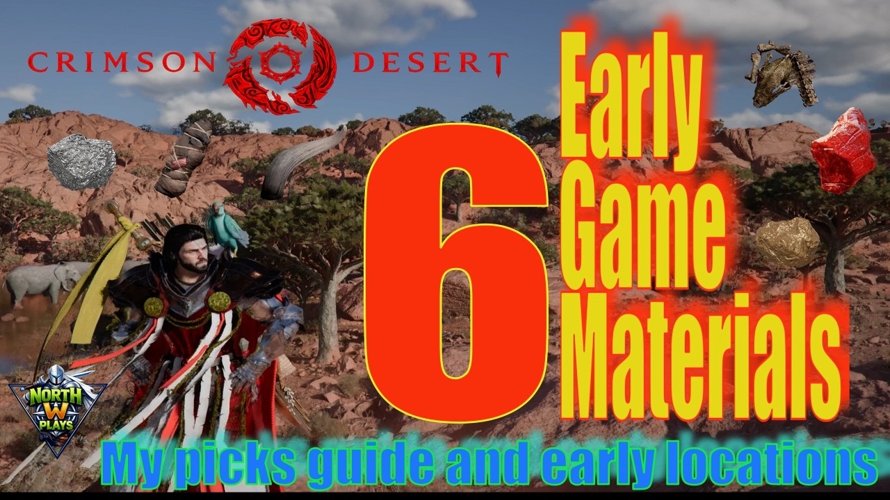 6 Best Early game Upgrade Materials you need!!! - 6 key crafting materials to upgrade your gear!!!