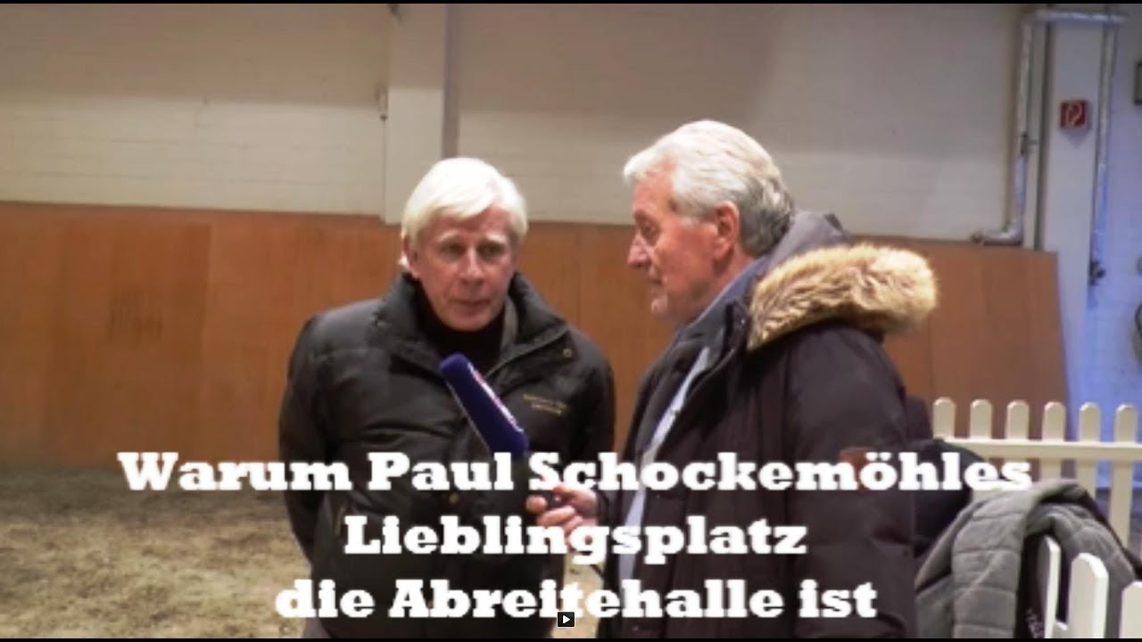 Mit Paul Schockem&ouml;hle in der Abreitehalle