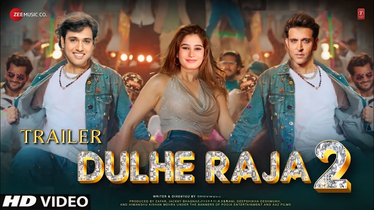 DULHE RAJA 2 - Official Trailer | Govinda | Rasha Thadani | Hrithik Roshan | Devid Dhawan | 2025