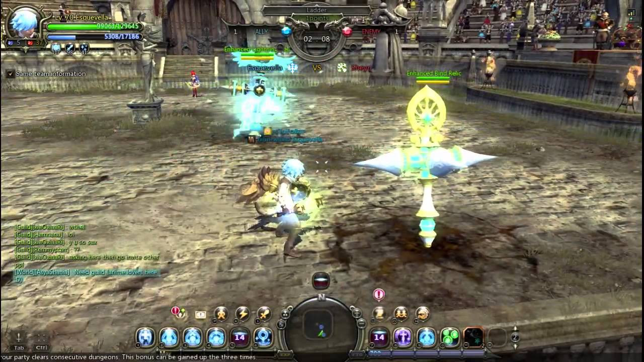 Dragon Nest SEA : Saint 70 Cap Ladder PVP