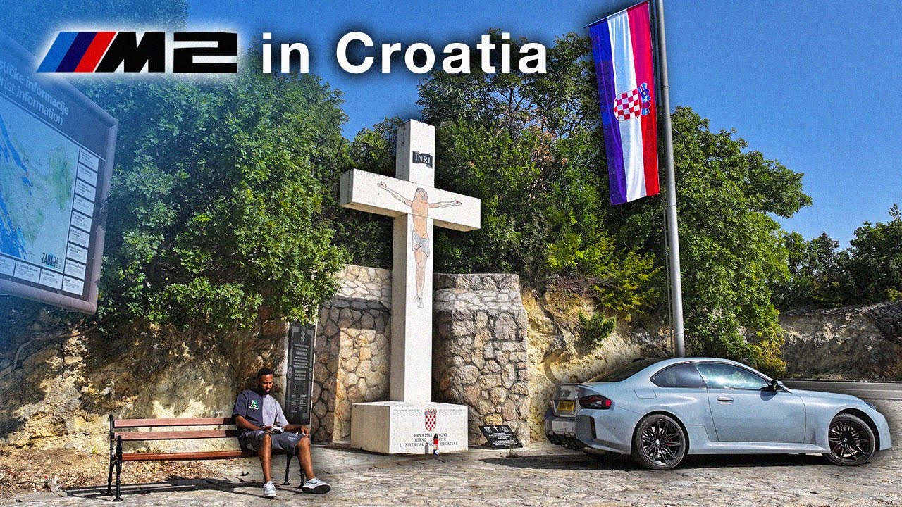 G87 BMW M2 in Croatia! Lamborghini Huracan highway chase & undercover police! Route to Slovenia!!