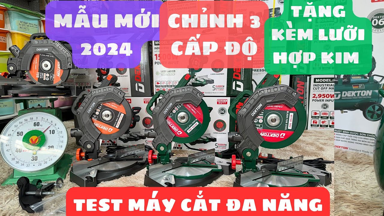 🔴 CÓ CHỈNH 3 TỐC ĐỘ⚡️Test máy cắt đa năng MẪU MỚI chính hãng Dekton DK CN210PLUS, CN210⚡️có kèm lưỡi