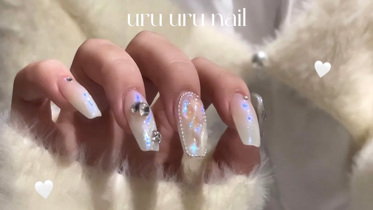 【self nail】うるうるオーロラネイル♡全てプチプラで出来る💅🏻SHEIN | seria