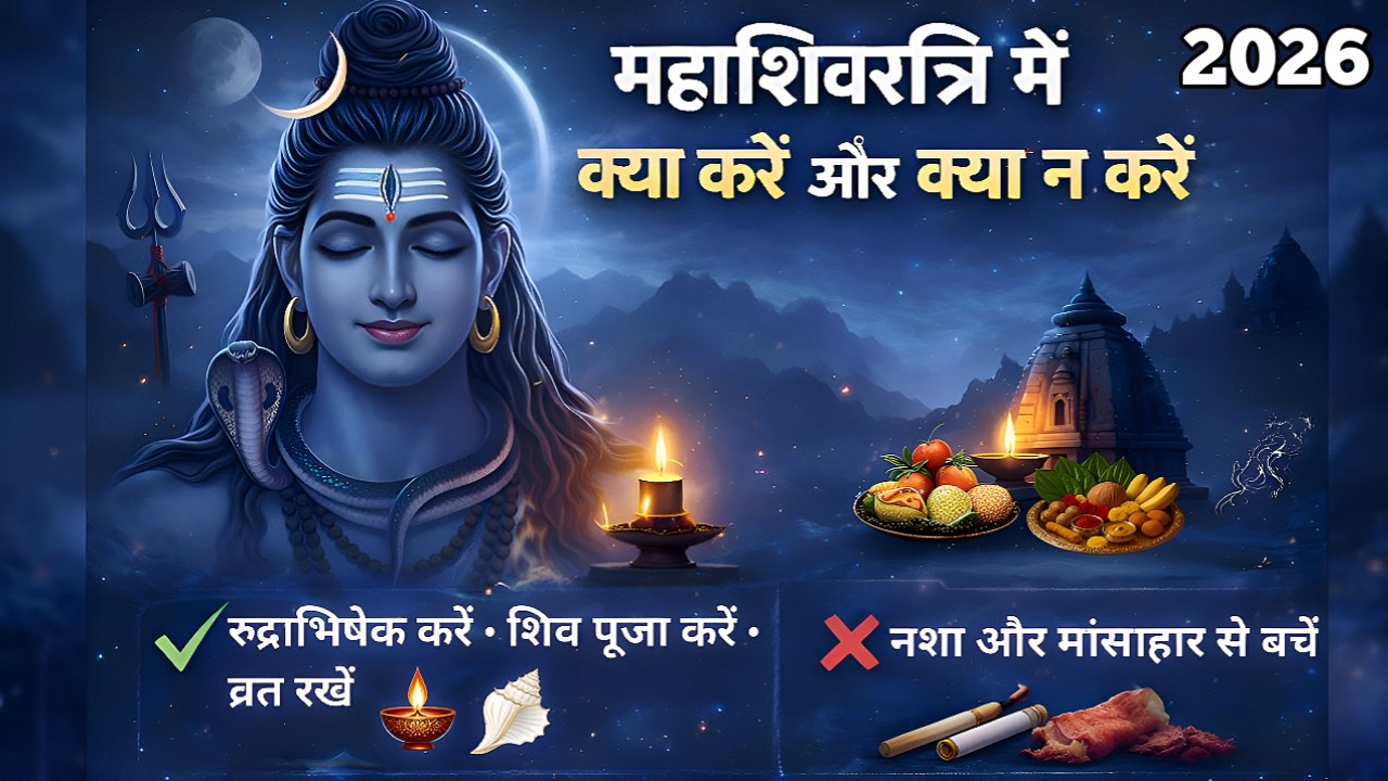 Mahashivratri 2026: क्या करें और क्या न करें? संपूर्ण जानकारी #mahashivratri #sanatandharma