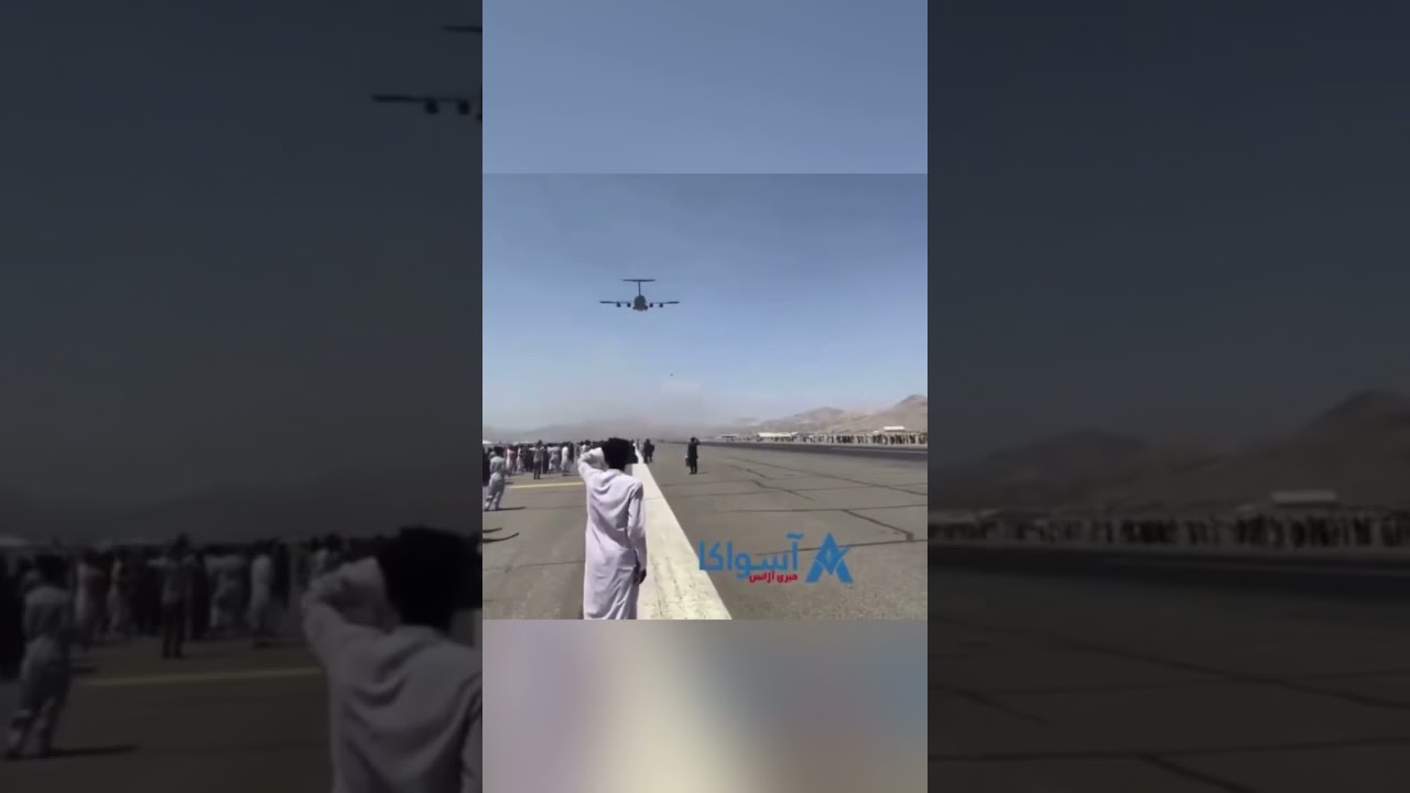 Escape from Kabul on C-17