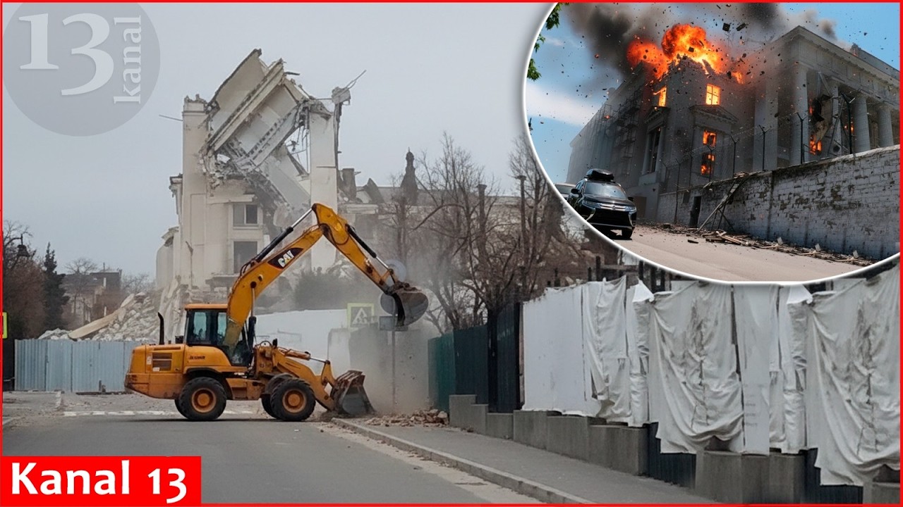 Russia bulldozes own Black Sea Fleet headquarters after Storm Shadow strikes