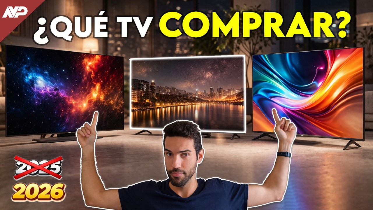 Gu&iacute;a definitiva de compra de televisores en 2026: &iquest;OLED, Mini LED, SQD o RGB LED?