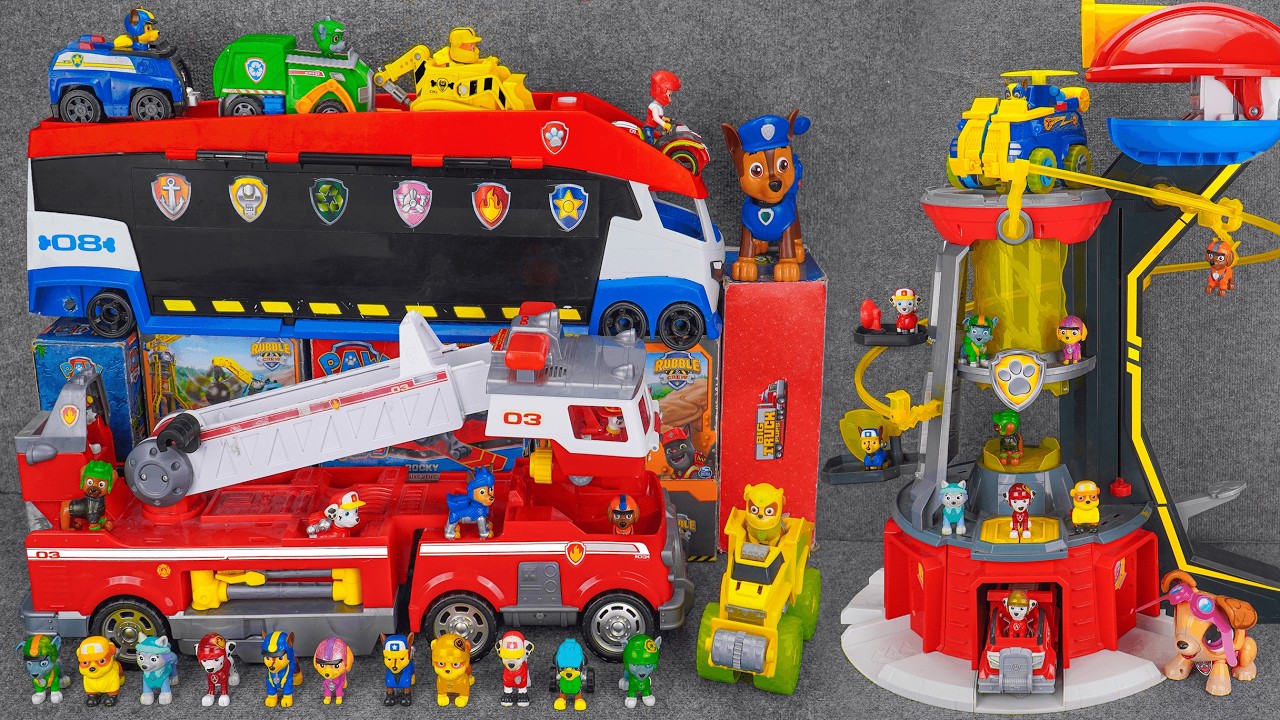 PAW Patrol to the Rescue! Paw Patrol Truck Set with ALL Pups 🐶🚨 | Paw Patrol Unboxing ASMR#pawpatrol