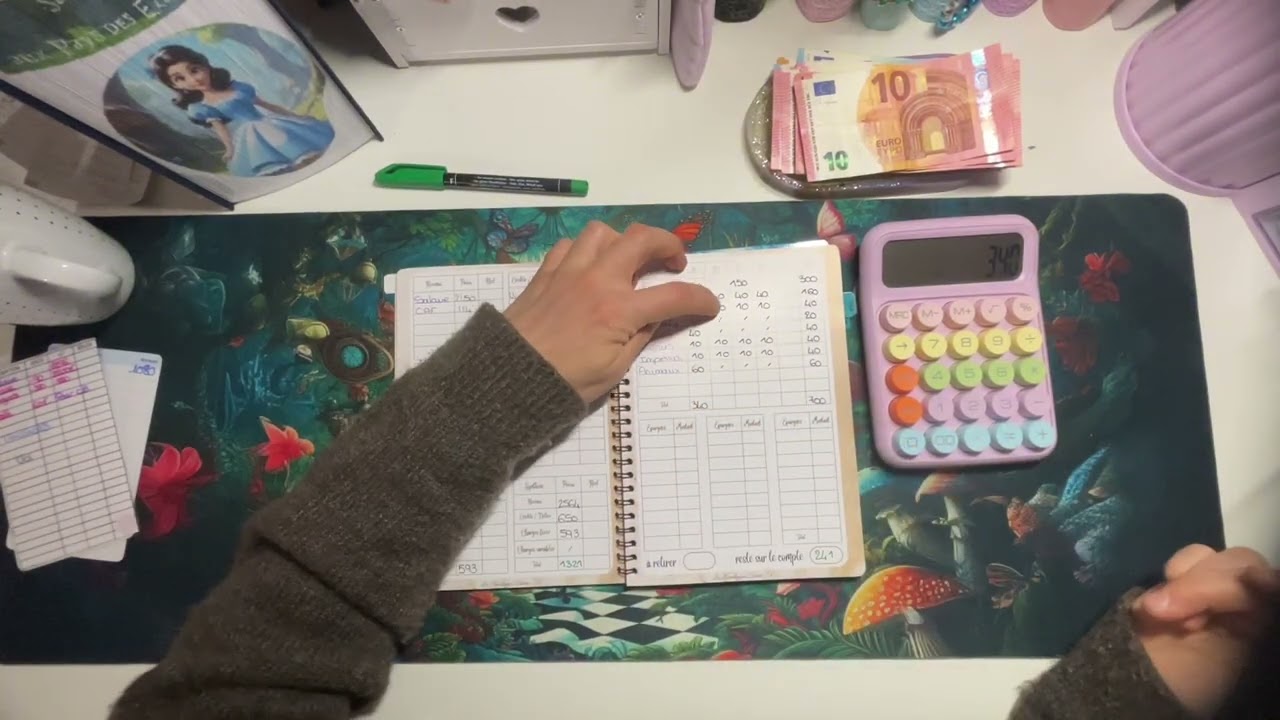 Budget de Février et remplissage #budget #enveloppesbudget #epargner 