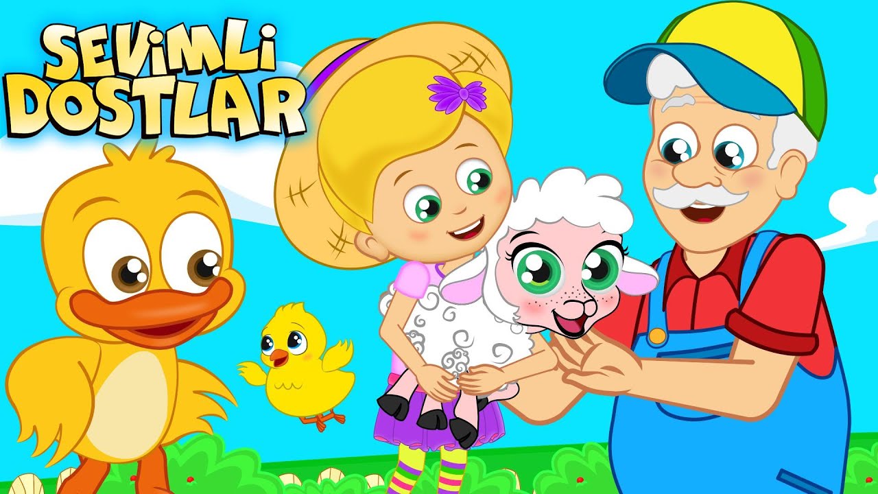 Tonton Dede&rsquo;nin &Ccedil;iftliği'nde hayvanlar ve yavruları | Sevimli Dostlar bebek şarkıları