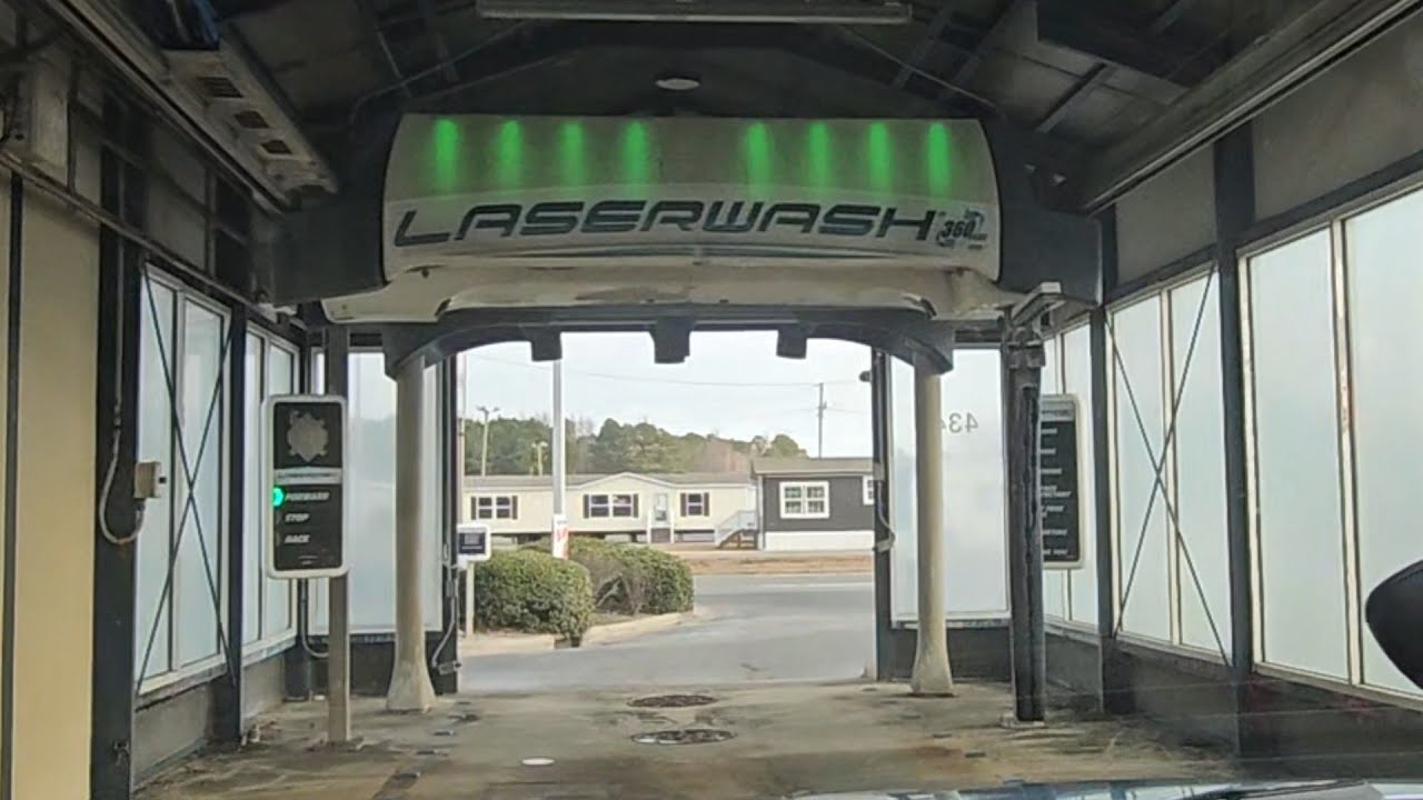 PDQ Laserwash 360+ with Max Air Dryers - Kwik Klean Car Wash, Goldsboro NC 
