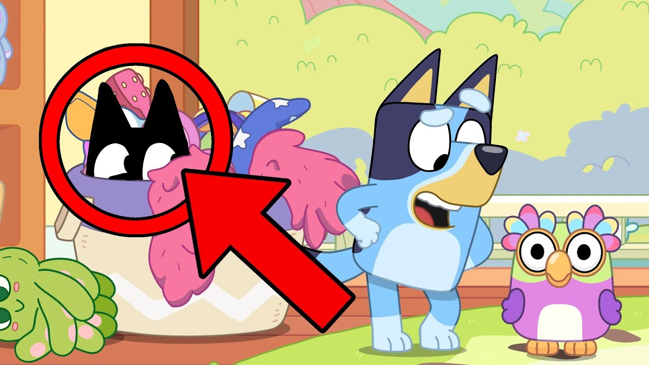 Wszystkie UKRYTE postacie którę przegapiłeś w BLUEY!